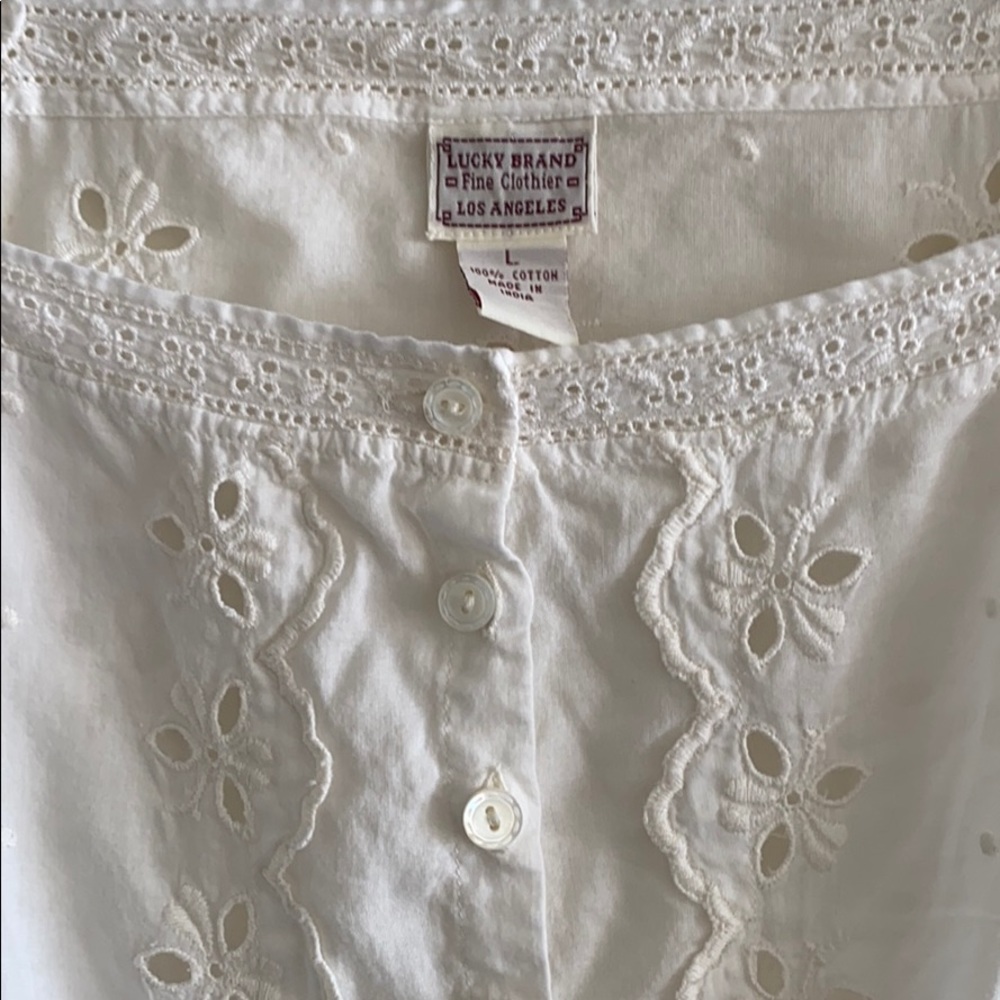 Lucky brand 100% cotton blouse - Picture 2 of 6